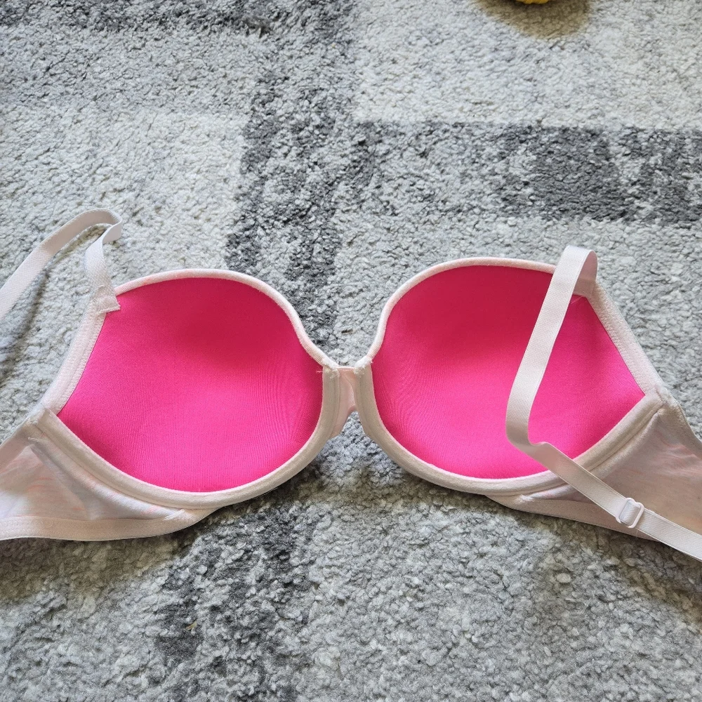 La Senza Remix Lightly Lined Balconnet Highlighter Pink Underwire Bra - Picture 9 of 12